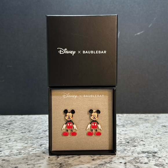 BaubleBar Jewelry - Disney x Baublebar Mickey Mouse Earrings. New.
